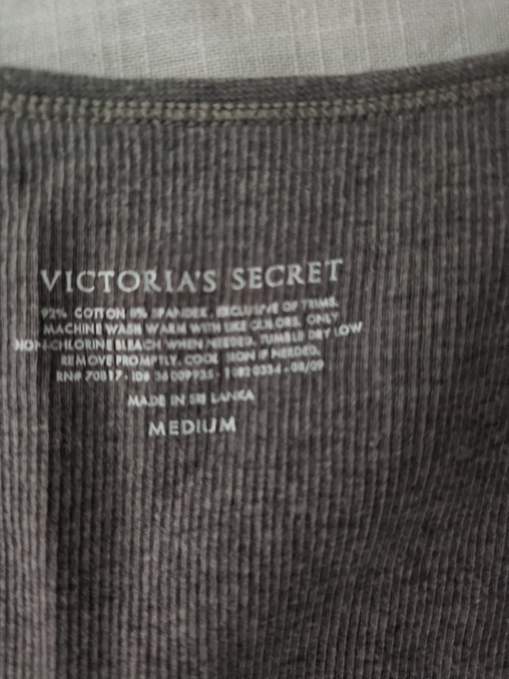Victoria's Secret Purple Ribbed Tank - Racerback - Picture 2 of 2